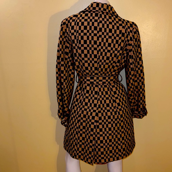 Bebe Wool Belted Trench Coat with Lining. - Picture 3 of 16